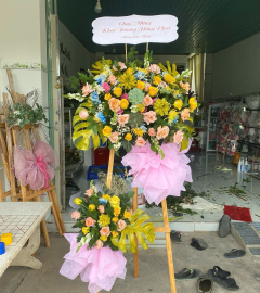 Tràng hoa khai trương Tây Ninh - Tiệm hoa Cỏ Nội