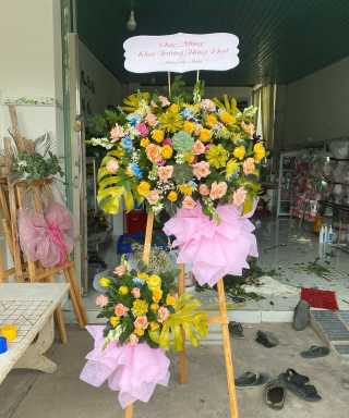 Tràng hoa tươi MS13