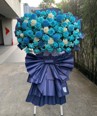 Tràng hoa tươi MS21