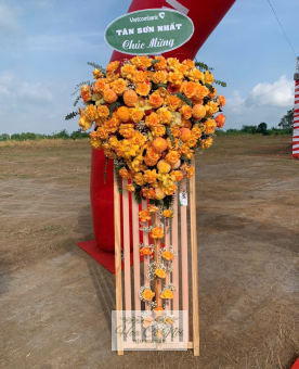 Tràng hoa tươi MS22