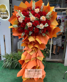 Tràng hoa tươi MS23