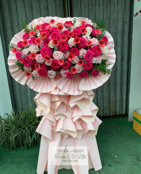Tràng hoa tươi MS24